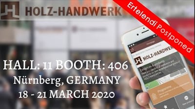 Holz Handwerk European Trade Fair New Date 16-19 June 2020 Nuremberg Germany